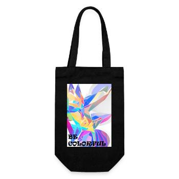 Be Colorful - Gift Bag for Bottles - black - Front
