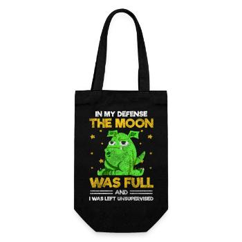 Monster Schreck Gruselig Lustig - Geschenkbeutel für Flaschen - Schwarz - Vorne
