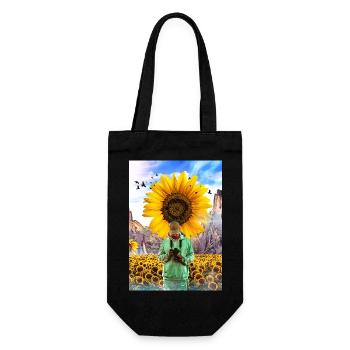 Happy Summer Photographer - Gift Bag for Bottles - black - Front