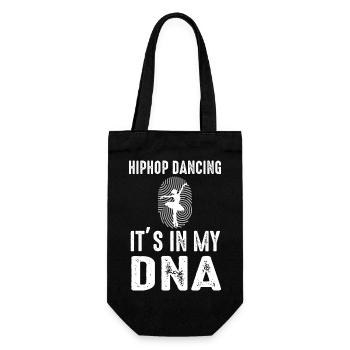 Dancing Dance Music - Geschenkbeutel für Flaschen - Schwarz - Vorne
