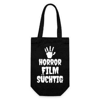 Film Schauen Movies Statement Kinoabend Dvd Abend - Geschenkbeutel für Flaschen - Schwarz - Vorne