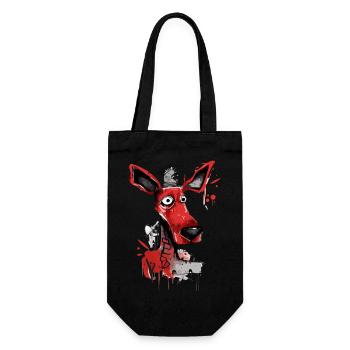 Dongi the Red Dog - Gift Bag for Bottles - black - Front