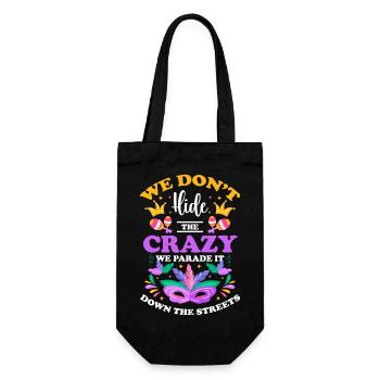 Masquerade Costume - Gift Bag for Bottles - black - Front