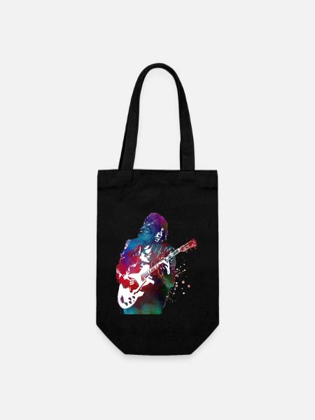 Musik Gitarrist - Geschenkbeutel für Flaschen - Schwarz