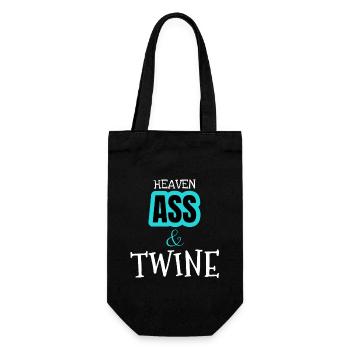 Heaven Ass & Twine - Geschenkbeutel für Flaschen - Schwarz - Vorne