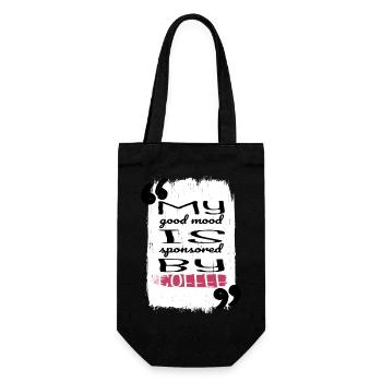 funny quote cool birthday present idea quote - Geschenkbeutel für Flaschen - Schwarz - Vorne