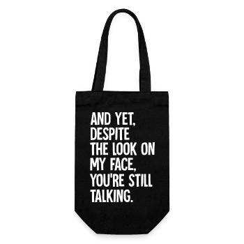 Tendance Sarcastique Adulte Humour - Sac à bouteille - noir - Devant