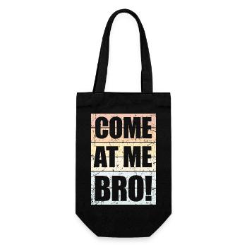 Viens à moi frère drôle mème culture humour dire - Sac à bouteille - noir - Devant
