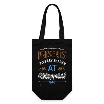 fairy tail funny sayings sayings happy dork - Geschenkbeutel für Flaschen - Schwarz - Vorne