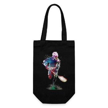 L’art sportif de la crosse #lacrosse #sport - Sac à bouteille - noir - Devant