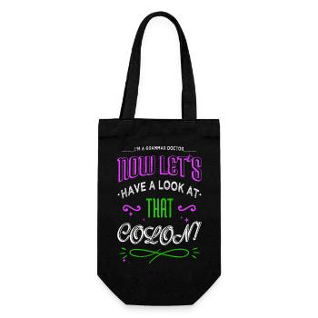 Copywriter dictons drôles écriture Noël - Sac à bouteille - noir - Devant
