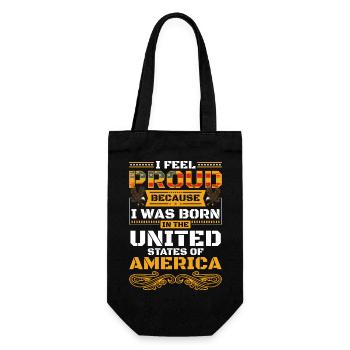 United States American Dream - Gift Bag for Bottles - black - Front