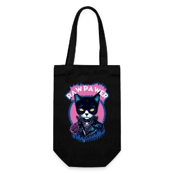 Gothic Cat - Gift Bag for Bottles - black - Front