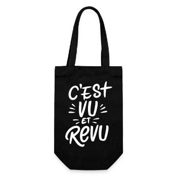 C'est vu et revu - Sac à bouteille - noir - Devant