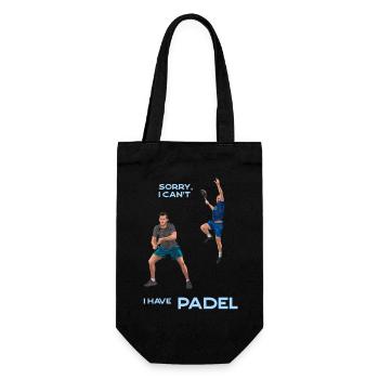 DÉSOLÉ, JE NE PEUX PAS, J’AI DU PADEL - Sac à bouteille - noir - Devant