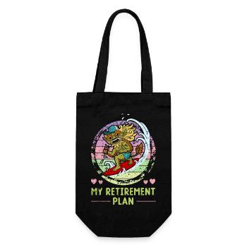 Bali Surfer Barong Summer Indonesia Holidays - Gift Bag for Bottles - black - Front