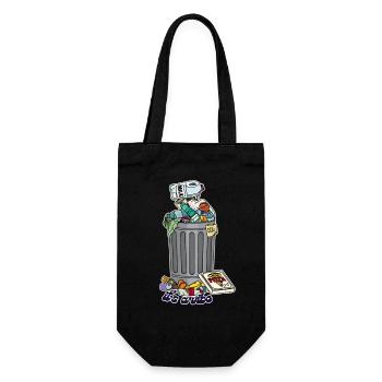 KING OF QUEENS - Dougs Trash Art - Geschenkbeutel für Flaschen - Schwarz - Vorne