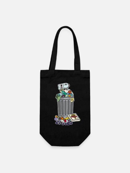 KING OF QUEENS - Dougs Trash Art - Geschenkbeutel für Flaschen - Schwarz