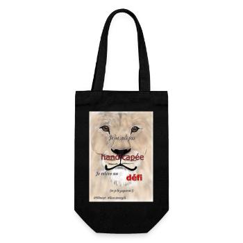 handicap feminin - Sac à bouteille - noir - Devant