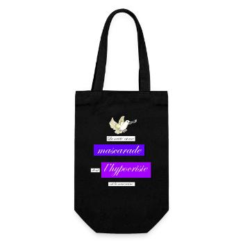 hypocrisy - Gift Bag for Bottles - black - Front