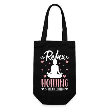 Yoga Geist Buddha Spirit - Gift Bag for Bottles - black - Front