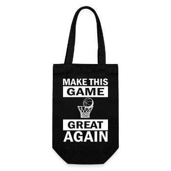 Basketball - Geschenkbeutel für Flaschen - Schwarz - Vorne