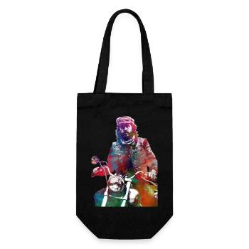 Motor racing #motor #sport - Gift Bag for Bottles - black - Front