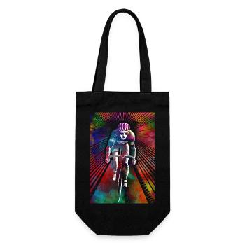 Cycling #cycling #sport #bike - Gift Bag for Bottles - black - Front