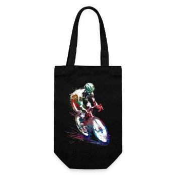Radfahren #cycling #sport #bike - Geschenkbeutel für Flaschen - Schwarz - Vorne