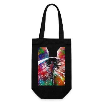 Swimming sport art #swimmer #sport - Gift Bag for Bottles - black - Front
