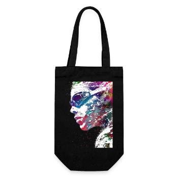 Schwimmsport #swimmer #sport - Geschenkbeutel für Flaschen - Schwarz - Vorne