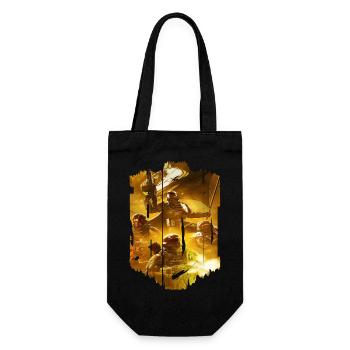 computer pc game technology gamer gaming modern - Gift Bag for Bottles - black - Front