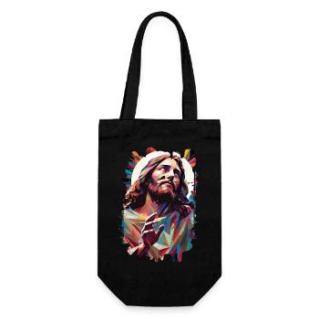 Jésus Bible Religion Chrétienne Croix Chrétienne Chrétienne - Sac à bouteille - noir - Devant