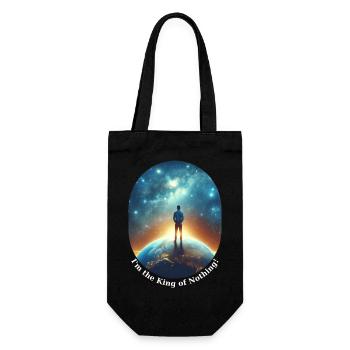 I'm the King of Nothing - Gift Bag for Bottles - black - Front
