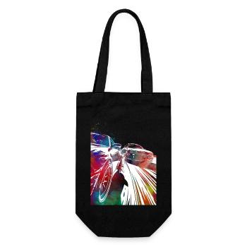 Cars racing #racing #sport - Gift Bag for Bottles - black - Front