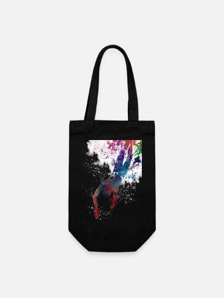 Sport de natation #swimmer #sport - Sac à bouteille - noir