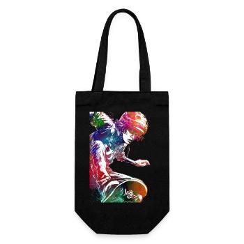 Skateboard #skate #skateboard #sport - Gift Bag for Bottles - black - Front