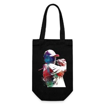 Golfspieler Sport #golf #sport - Geschenkbeutel für Flaschen - Schwarz - Vorne