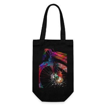 Cycling #cycling #sport #bike - Gift Bag for Bottles - black - Front