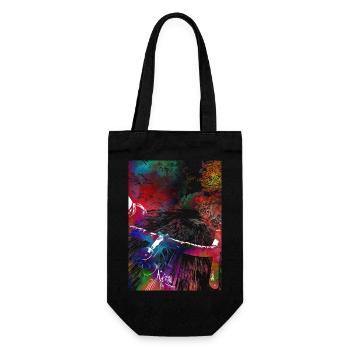 Cycling #cycling #sport #bike - Gift Bag for Bottles - black - Front
