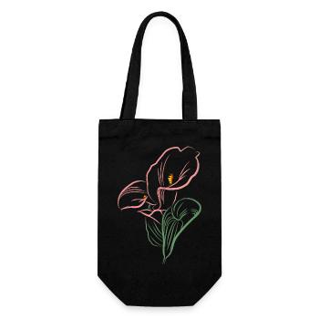 CALLA SoftPink - Gift Bag for Bottles - black - Front