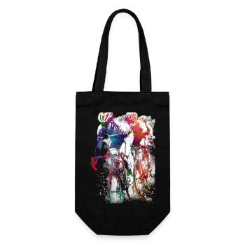 Cycling #cycling #sport #bike - Gift Bag for Bottles - black - Front