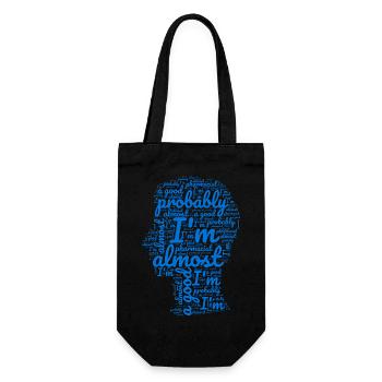 Apotheker lustiges Geschenkdesign. - Geschenkbeutel für Flaschen - Schwarz - Vorne