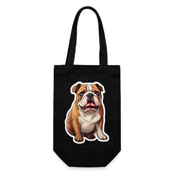 Bouledogue - Sac à bouteille - noir - Devant