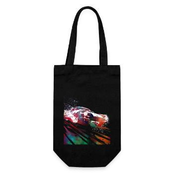 Cars racing #racing #sport - Gift Bag for Bottles - black - Front