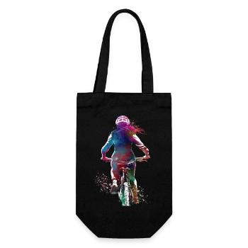 City bike sport art #bike - Gift Bag for Bottles - black - Front