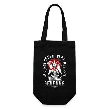 Gehenna - God Doesn`t Play Dice - Gift Bag for Bottles - black - Front