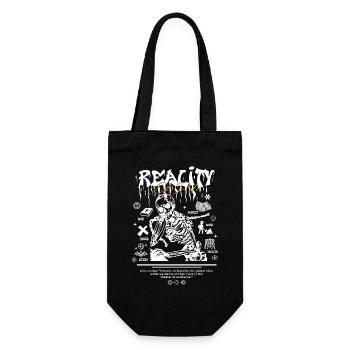 Reality of Life - Gift Bag for Bottles - black - Front