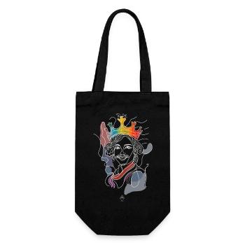 Pride Crown - Gift Bag for Bottles - black - Front