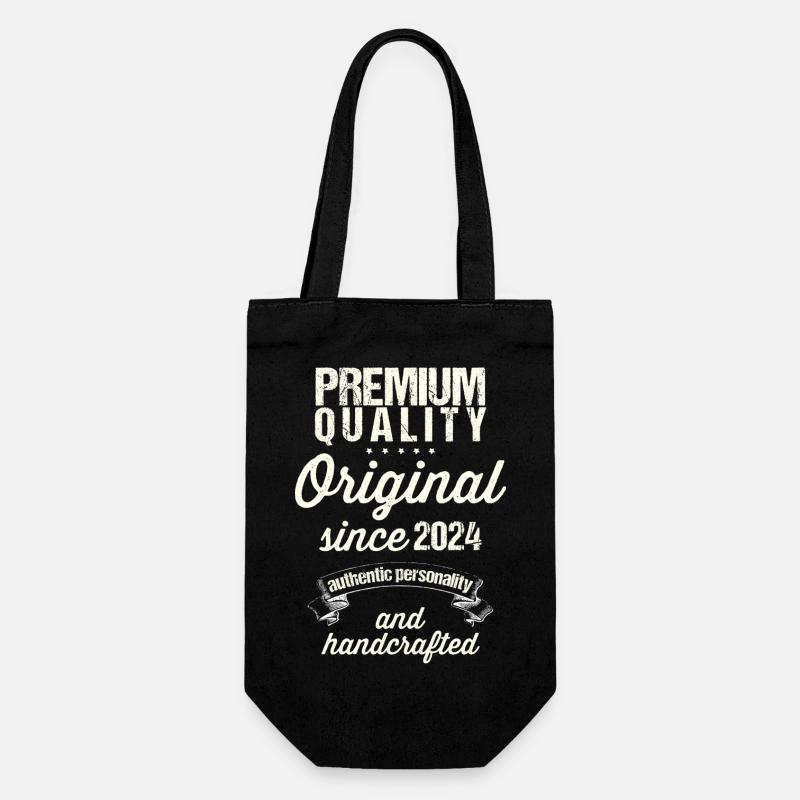 Year 2024 - Gift Bag for Bottles - black
